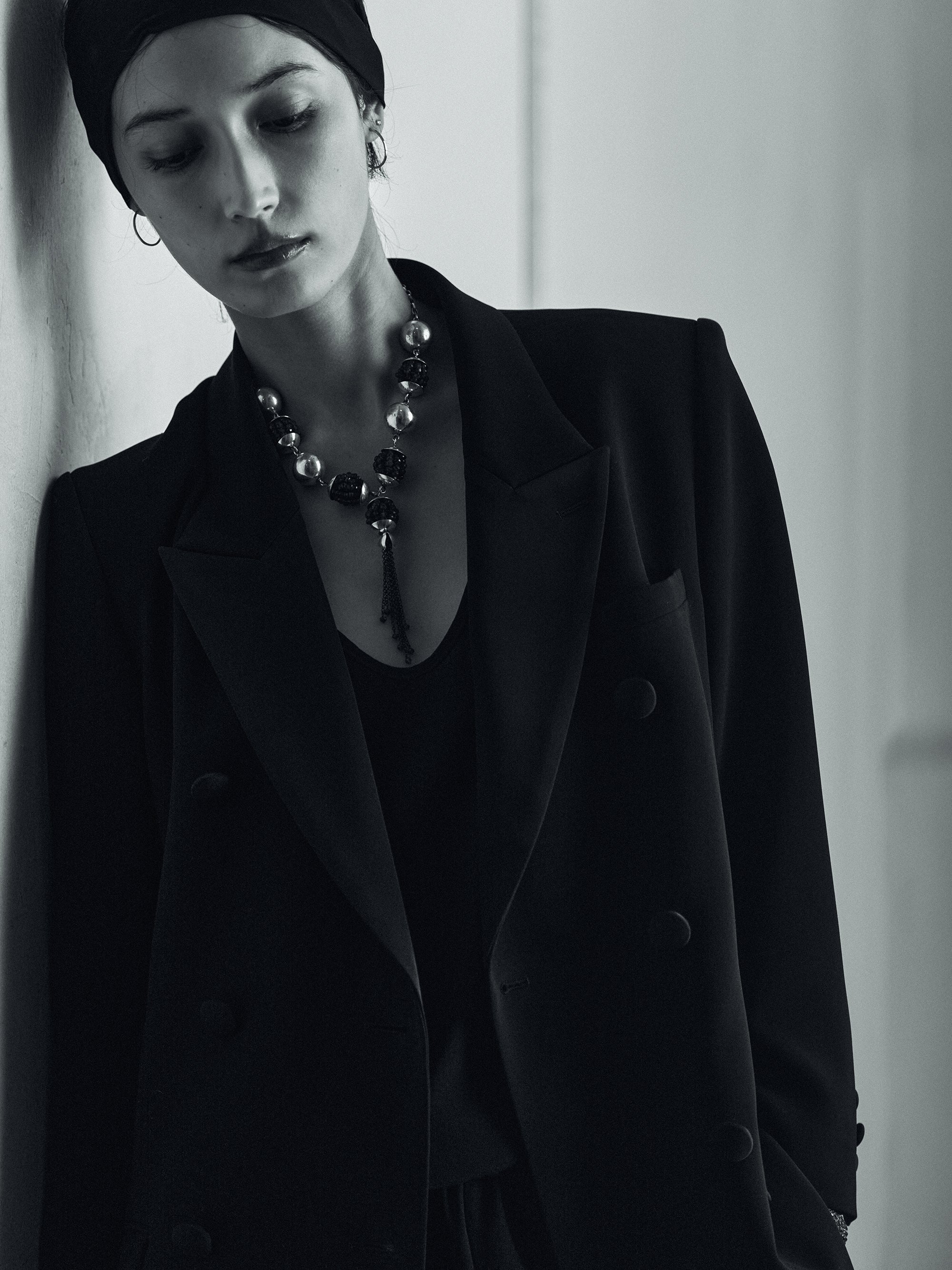 ピークドラペル ドレスジャケット