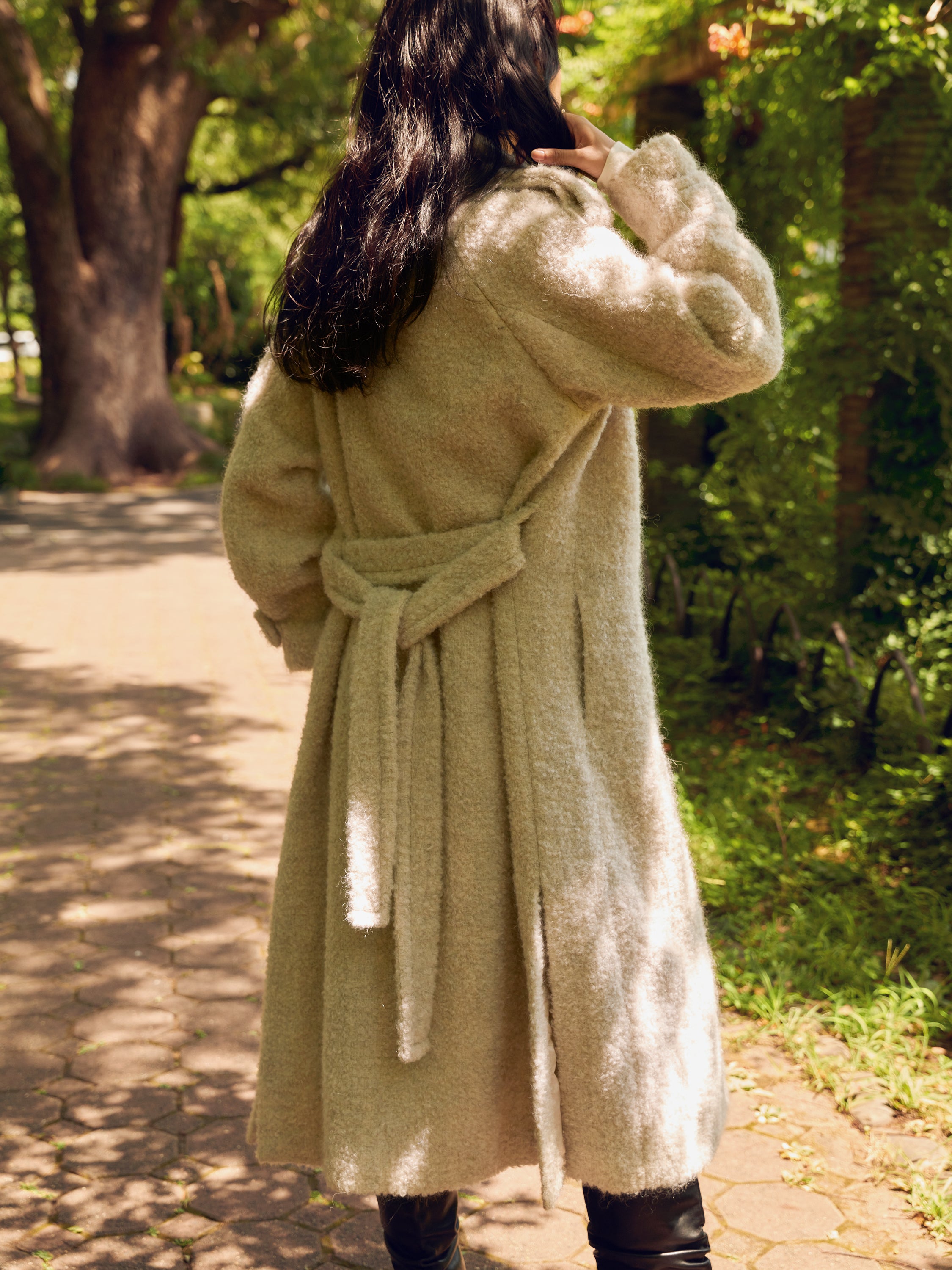 アストラカン ロングコート