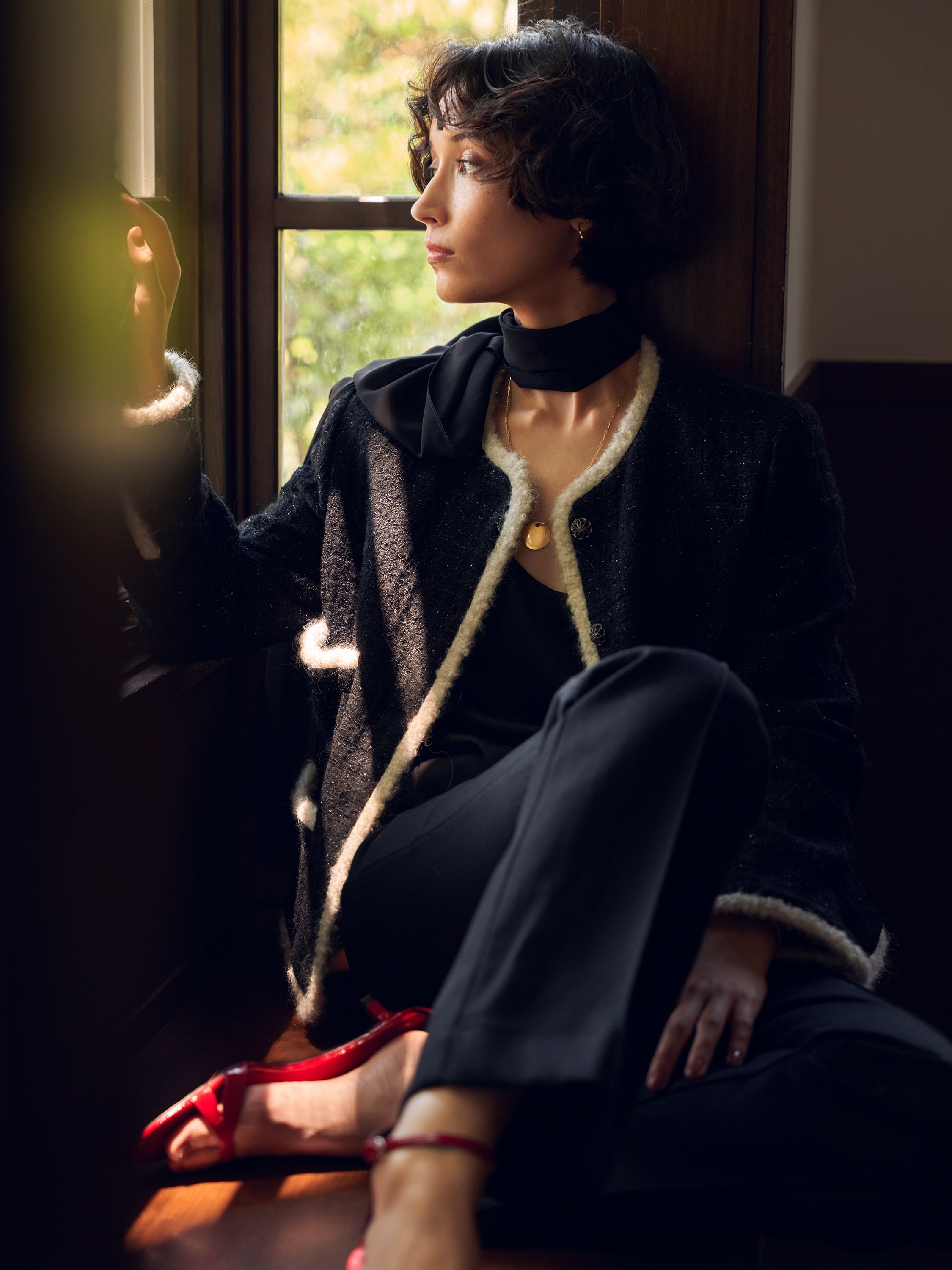 シフォン リバーシブルタンクトップ