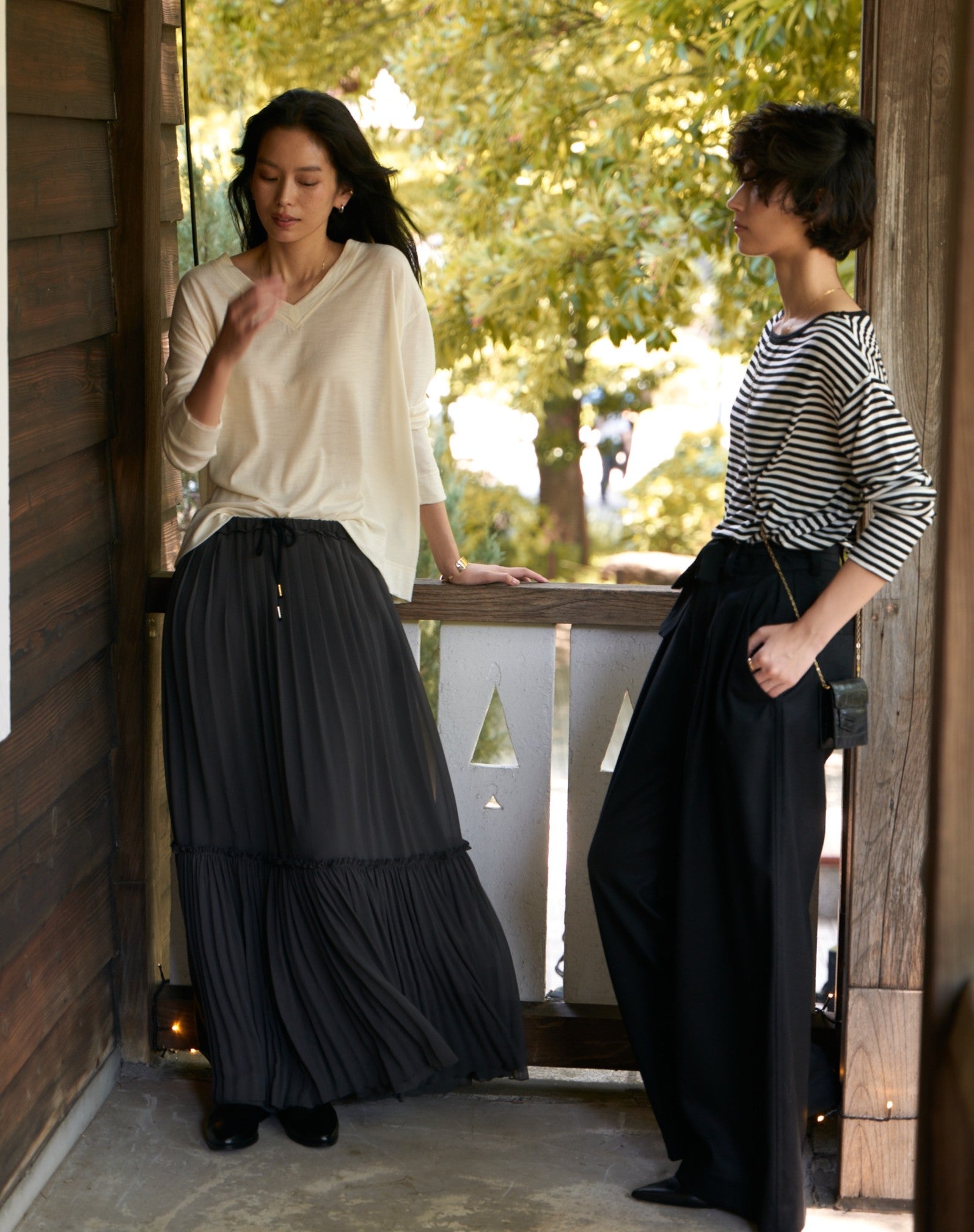 Willow pleated dress skirt