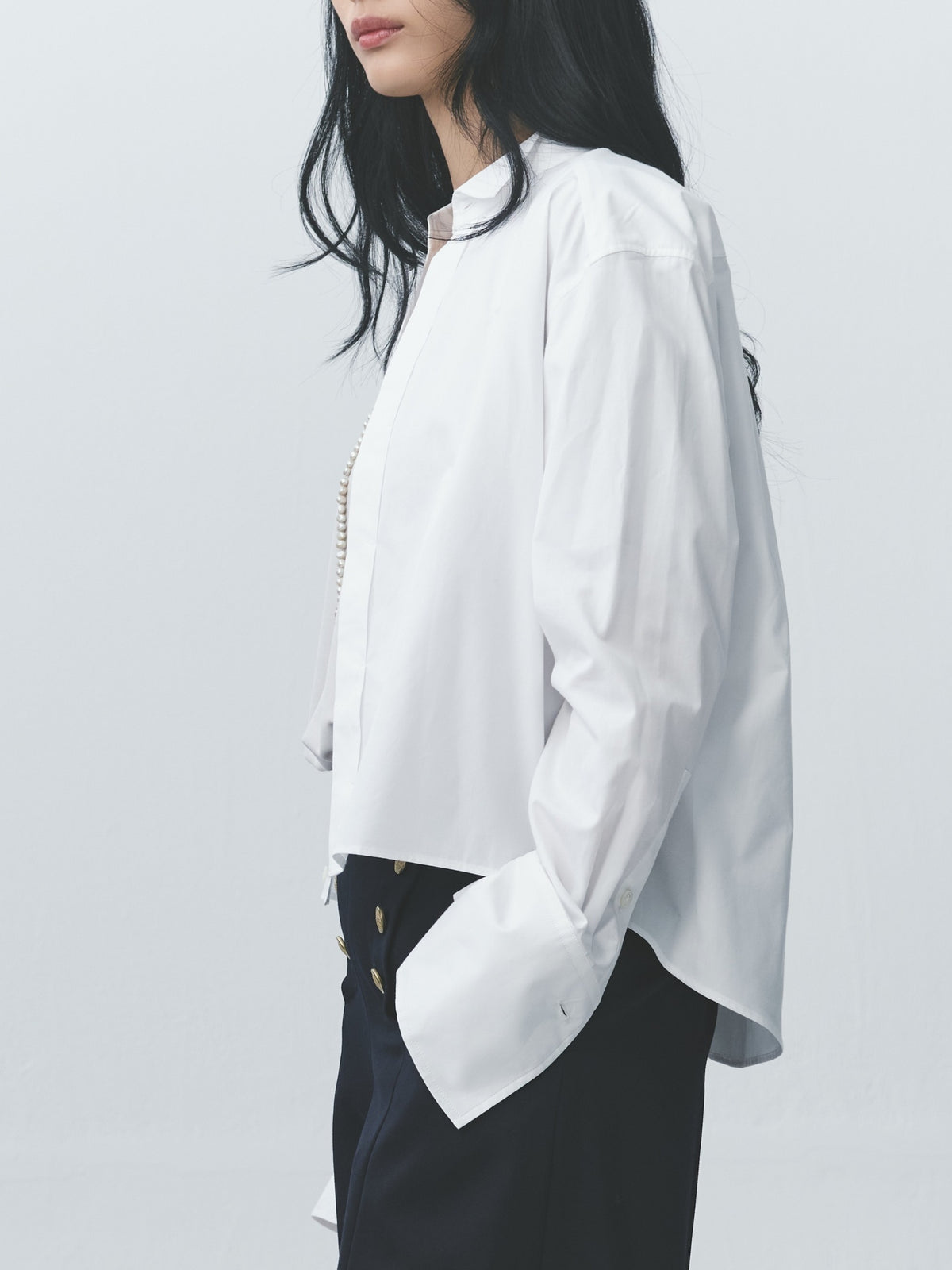 Poplin Tuxedo Shirt