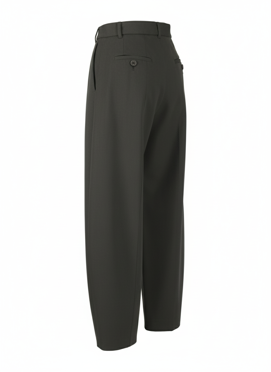 ウールツイル カーヴィーパンツ