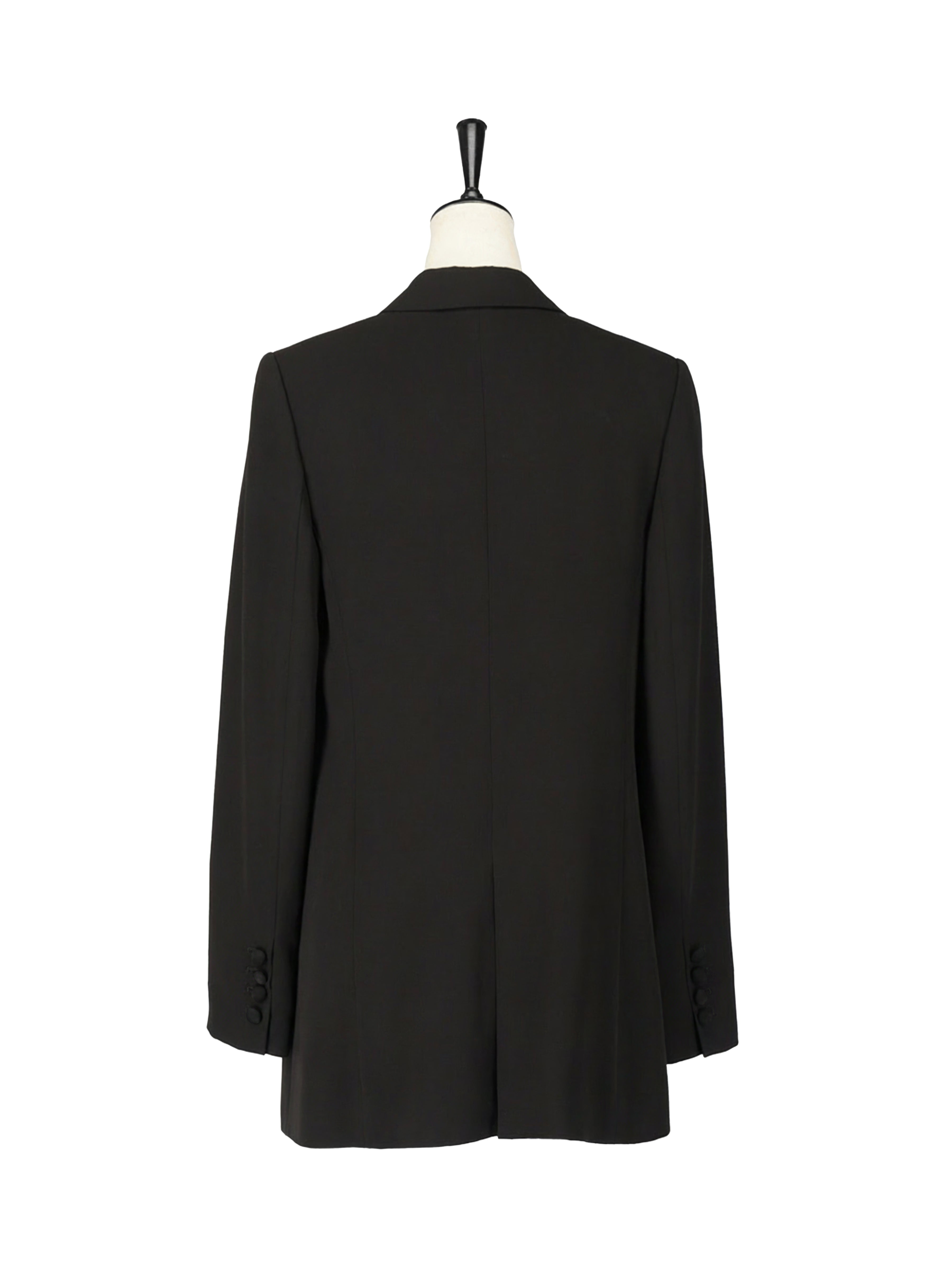 ワンボタンピークドカラージャケット