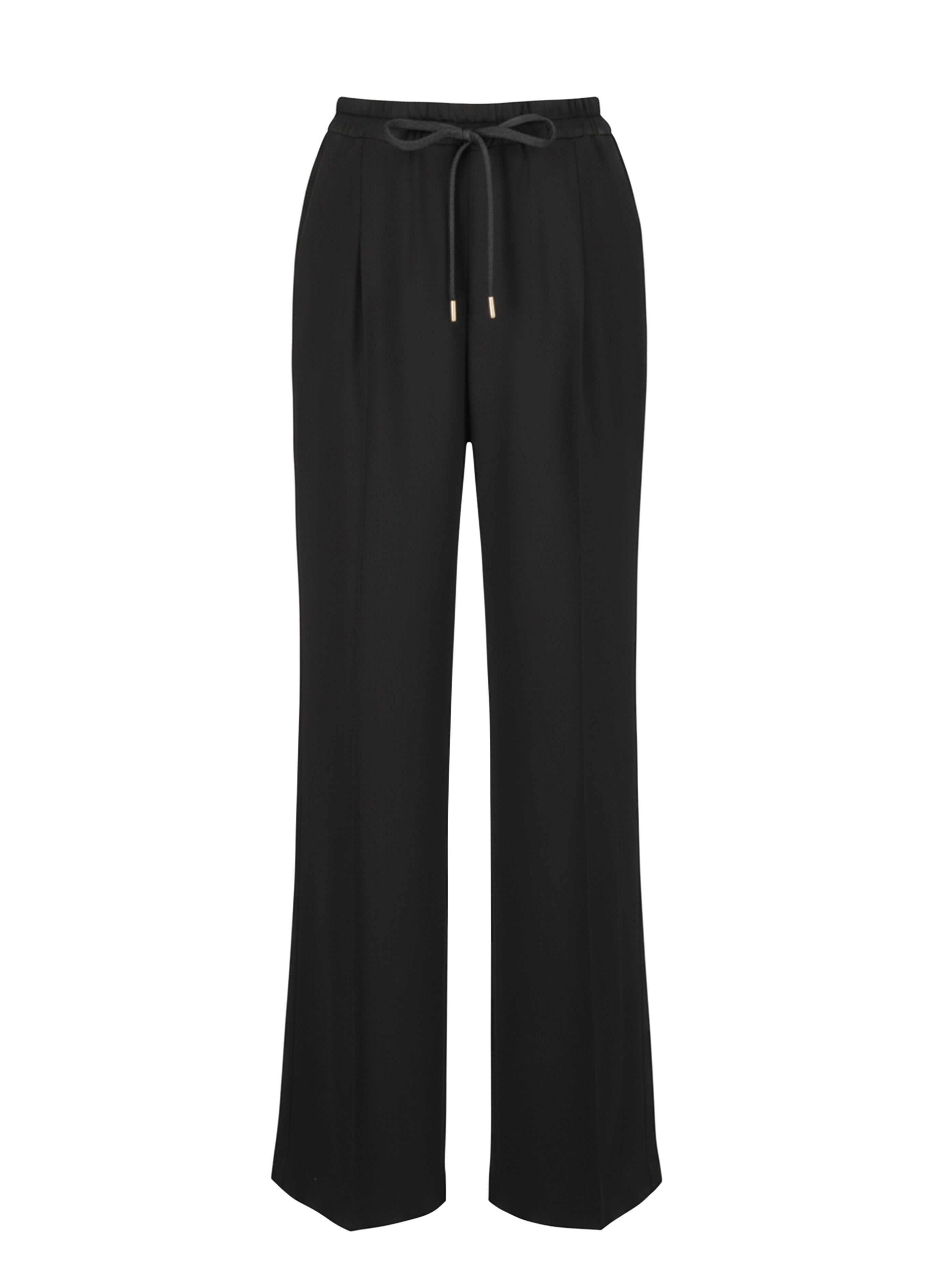 バックサテンジョーゼット サイドラインパンツ