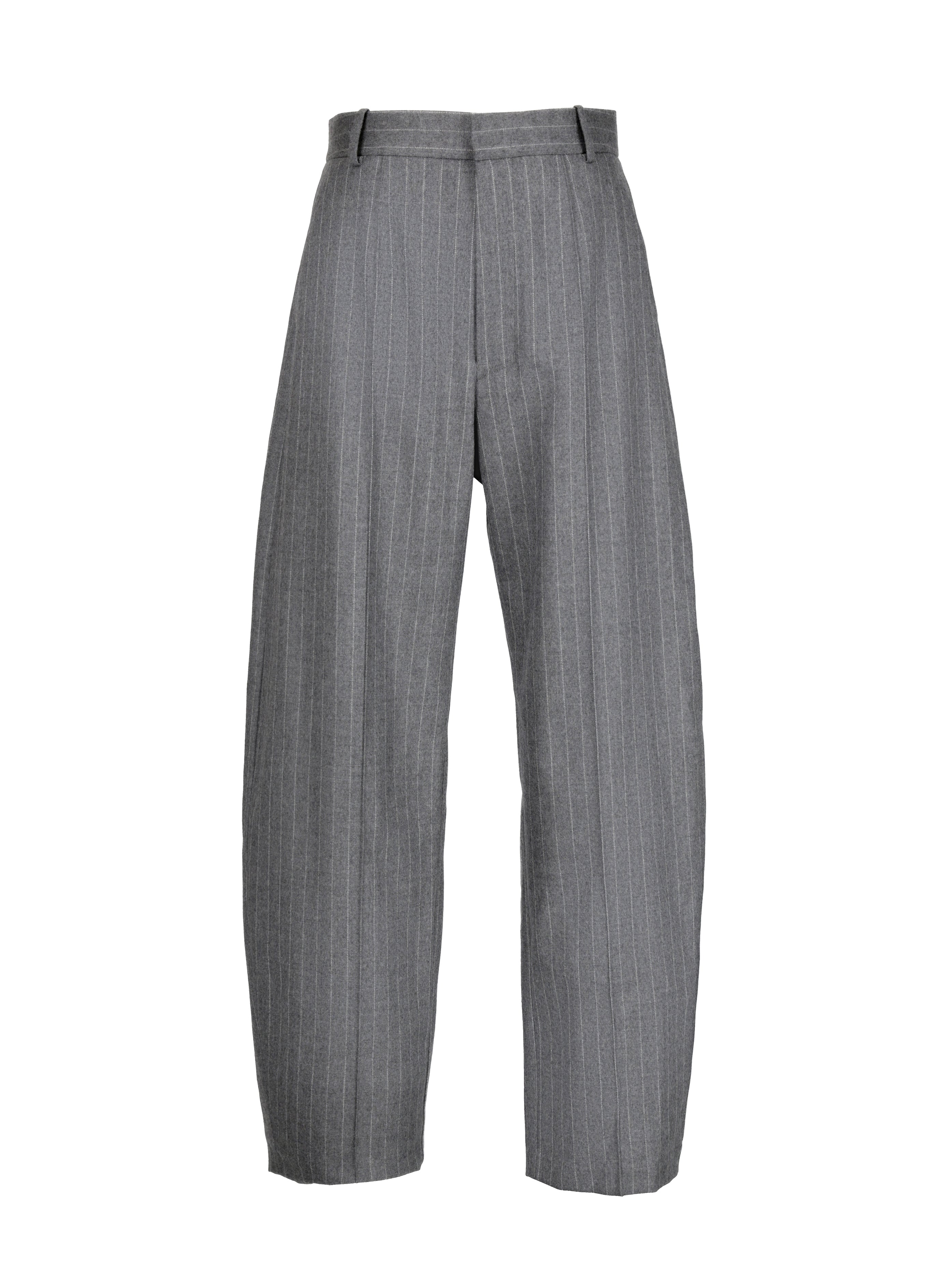 ピンストライプ カーヴィーパンツ