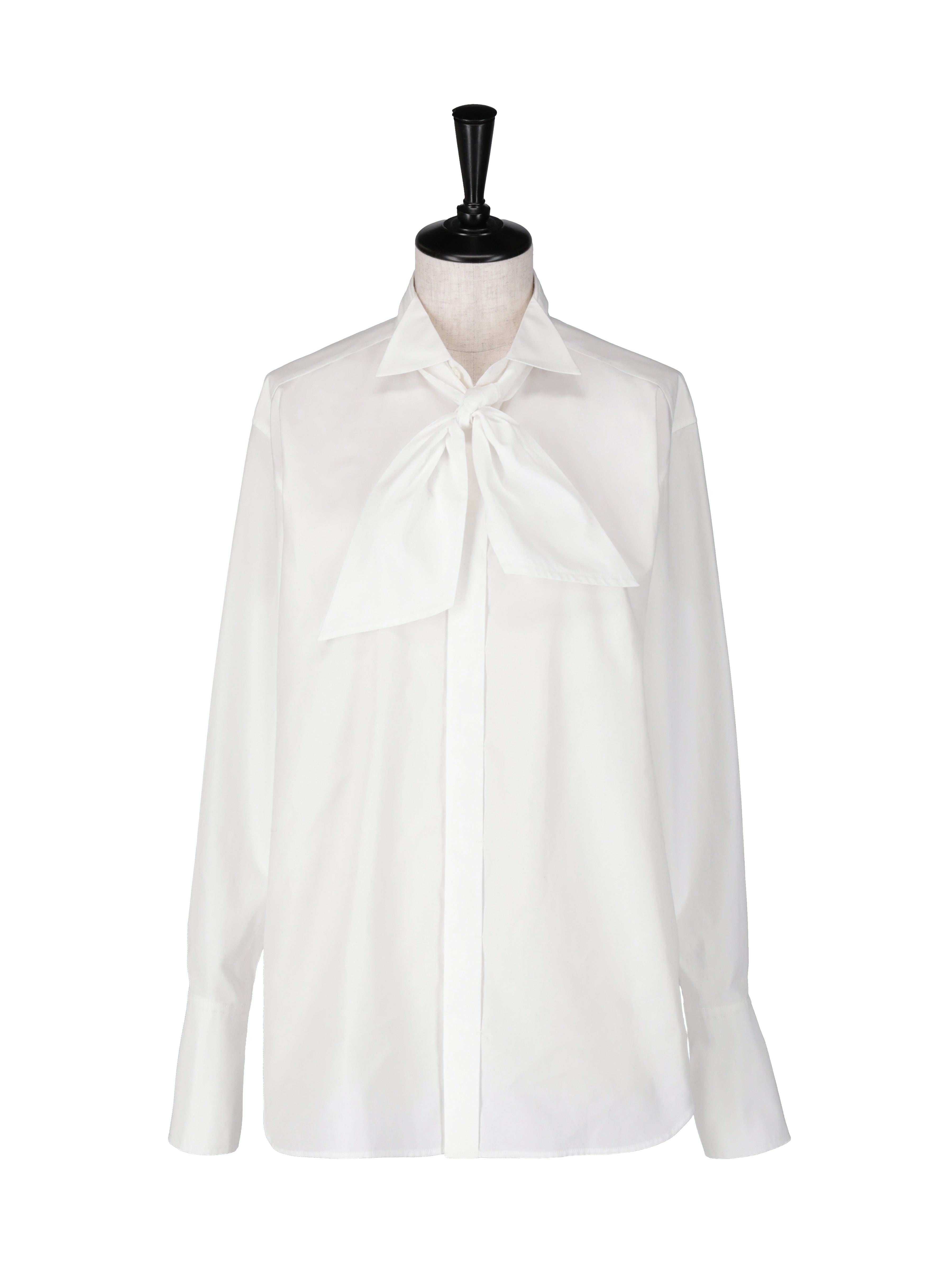 ポプリン タキシードシャツ