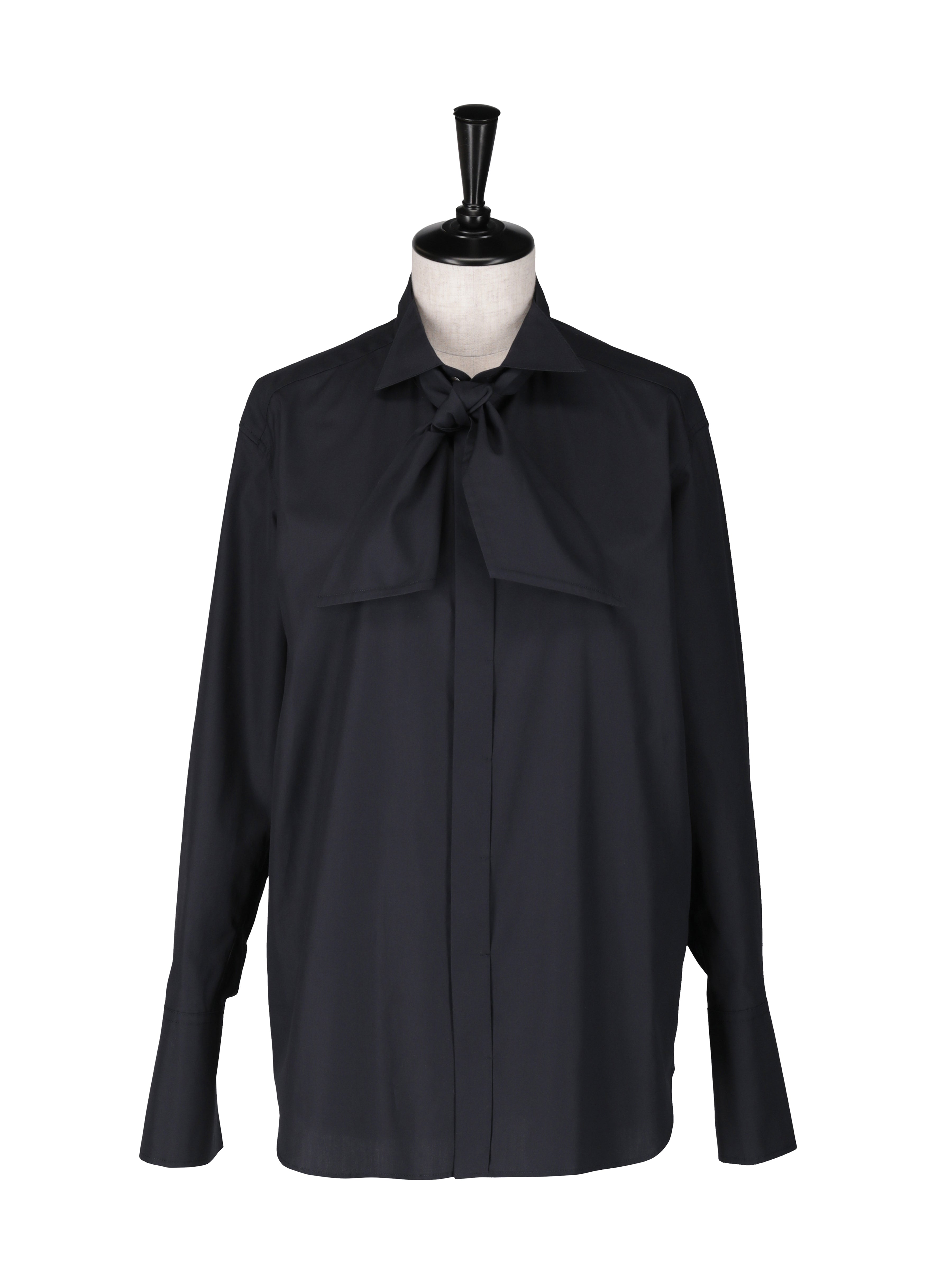 ポプリン タキシードシャツ