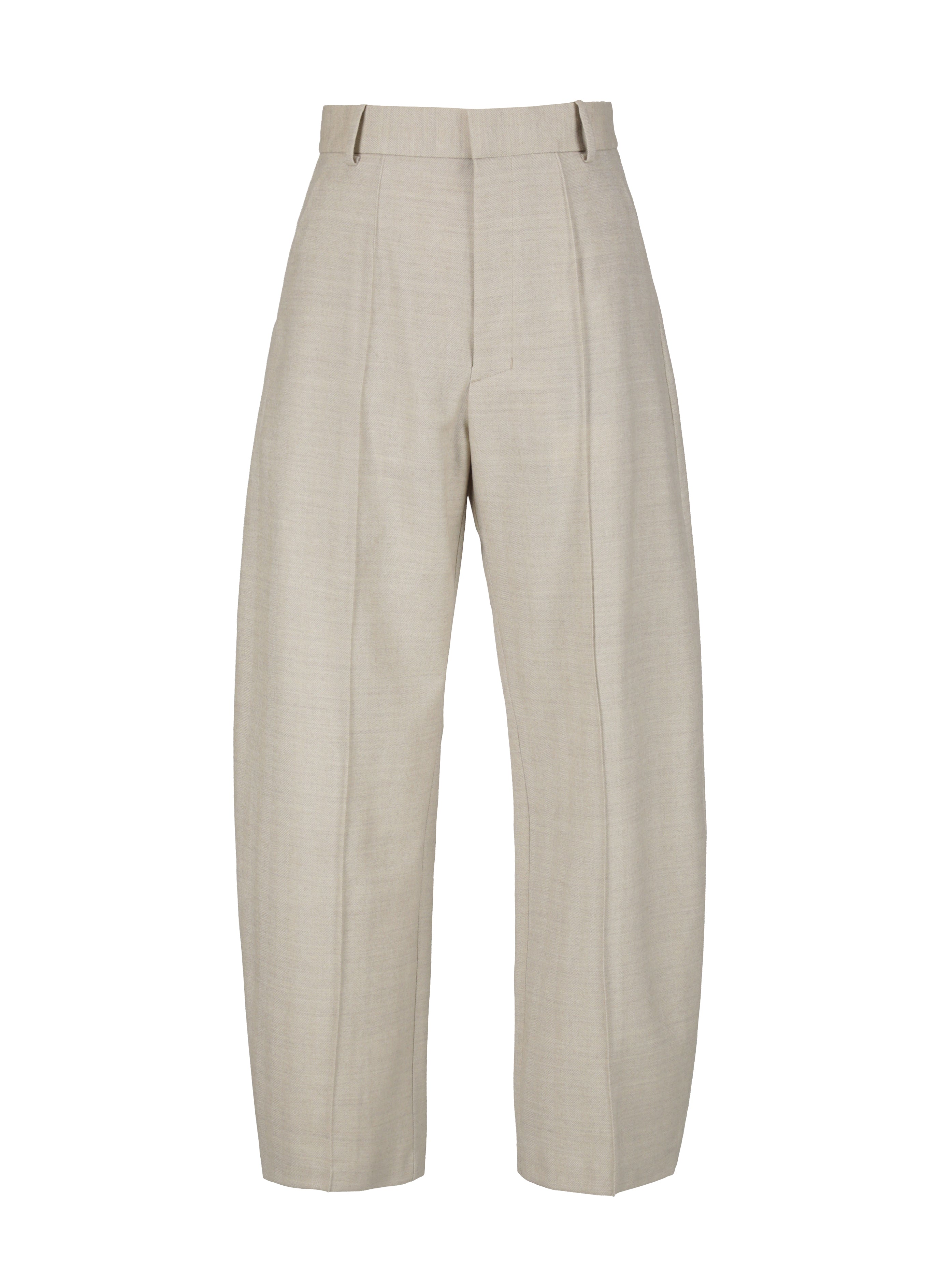 ピンストライプ カーヴィーパンツ