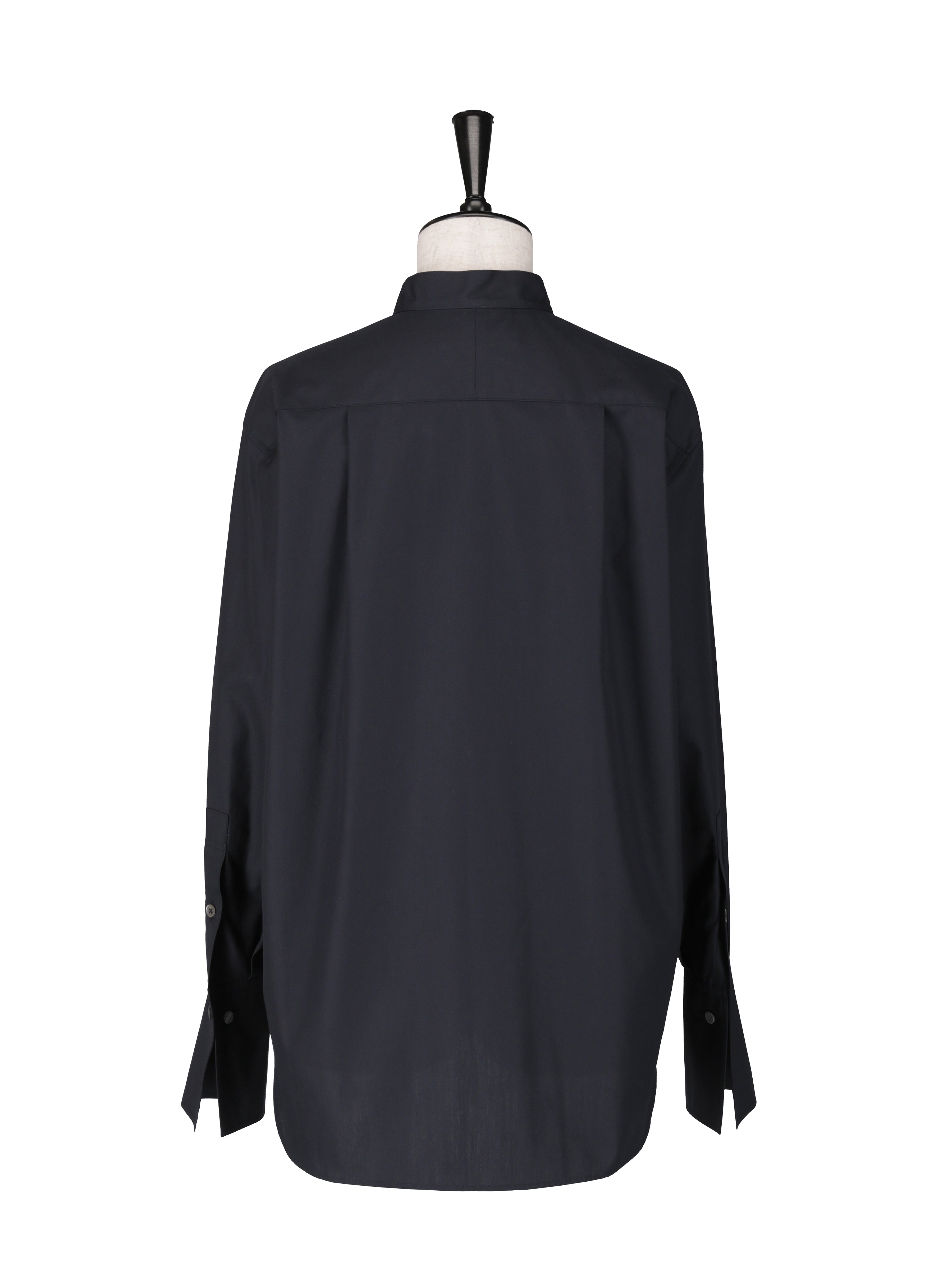 ポプリン タキシードシャツ