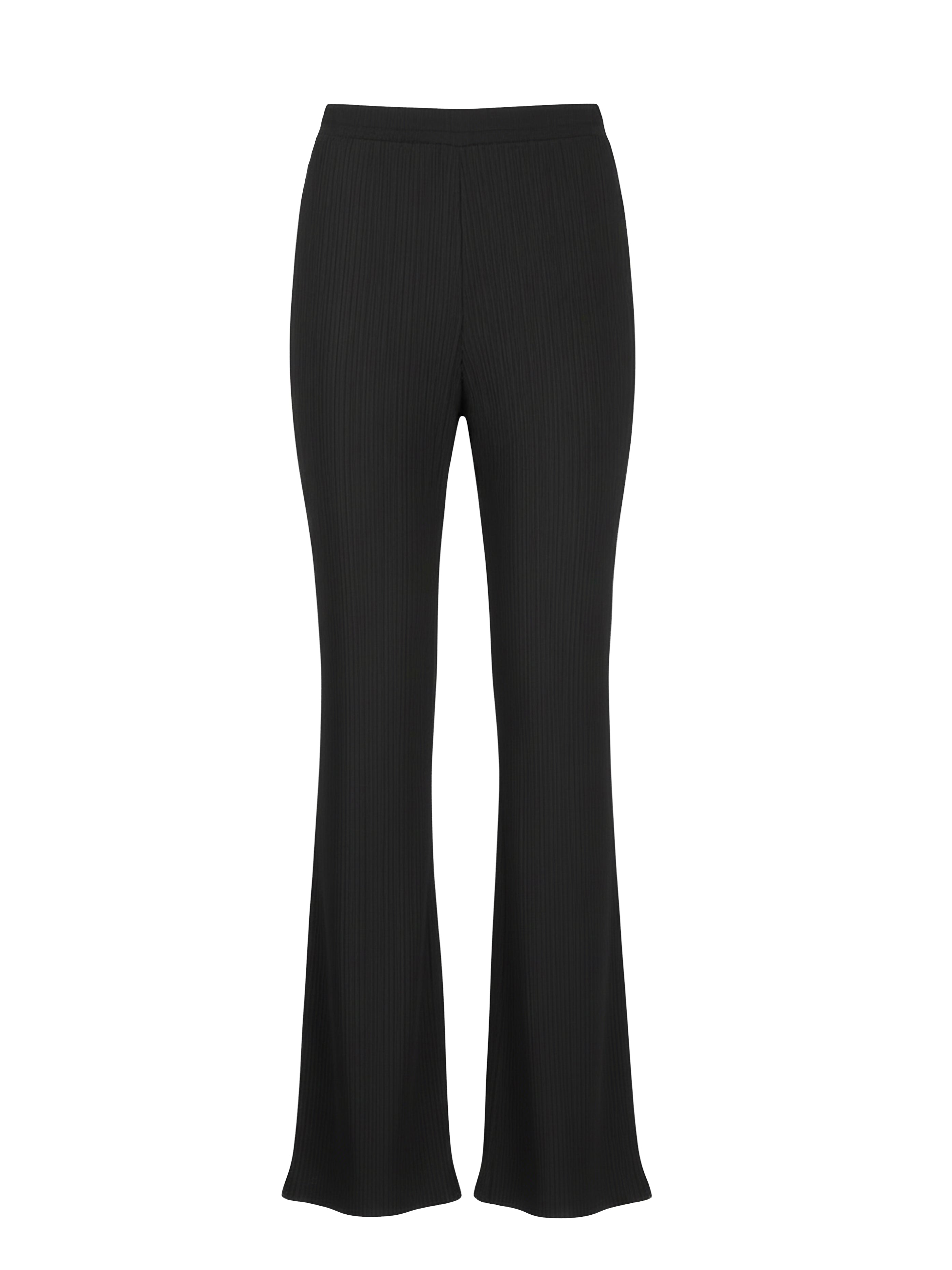 楊柳ジャガード フレアパンツ