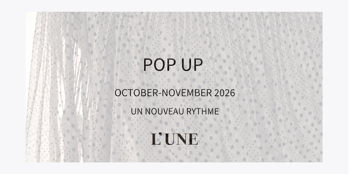 POP UP / OCTOBER-NOVEMBER 2026