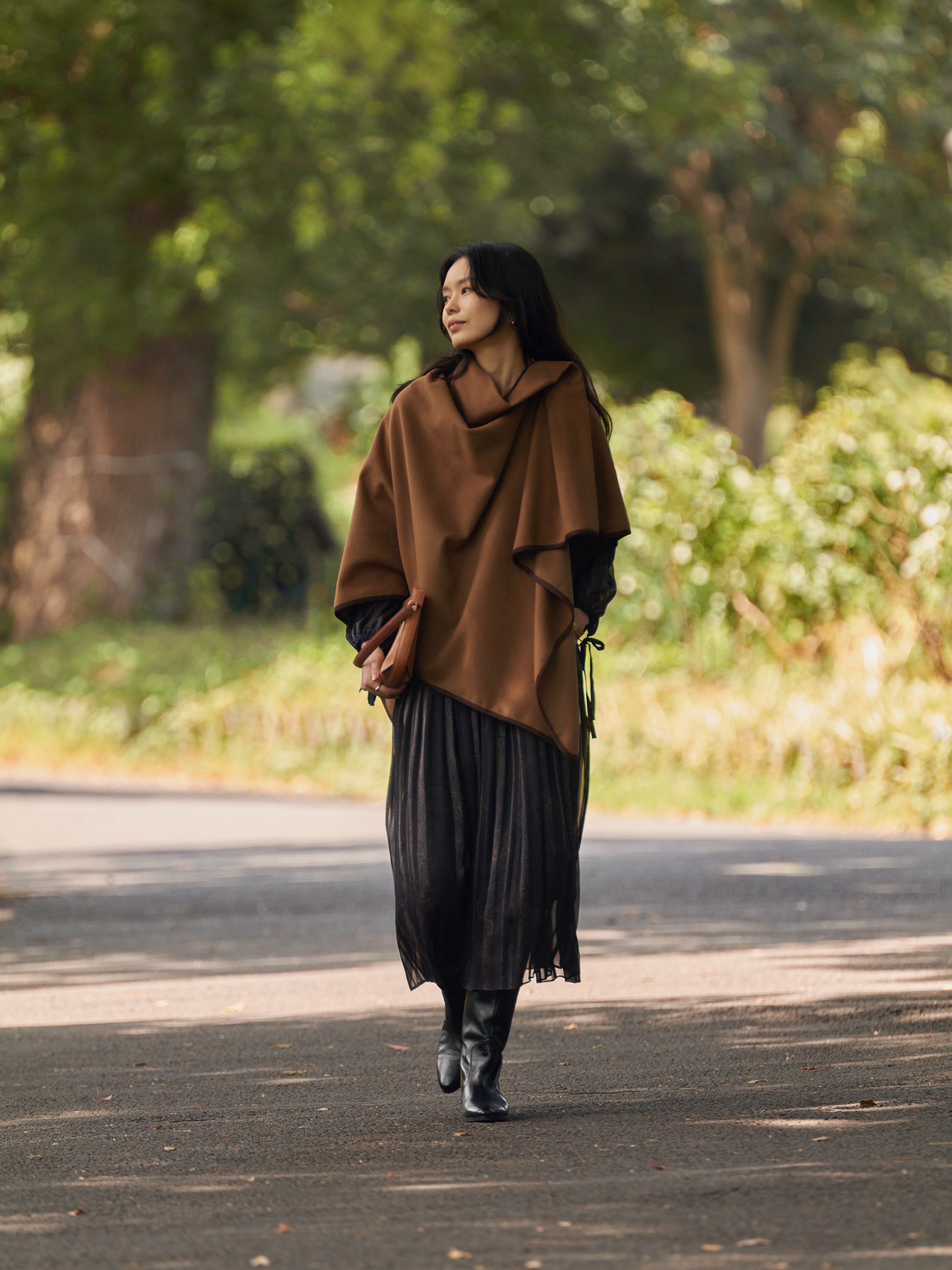 ペイズリープリント　プリーツスカート