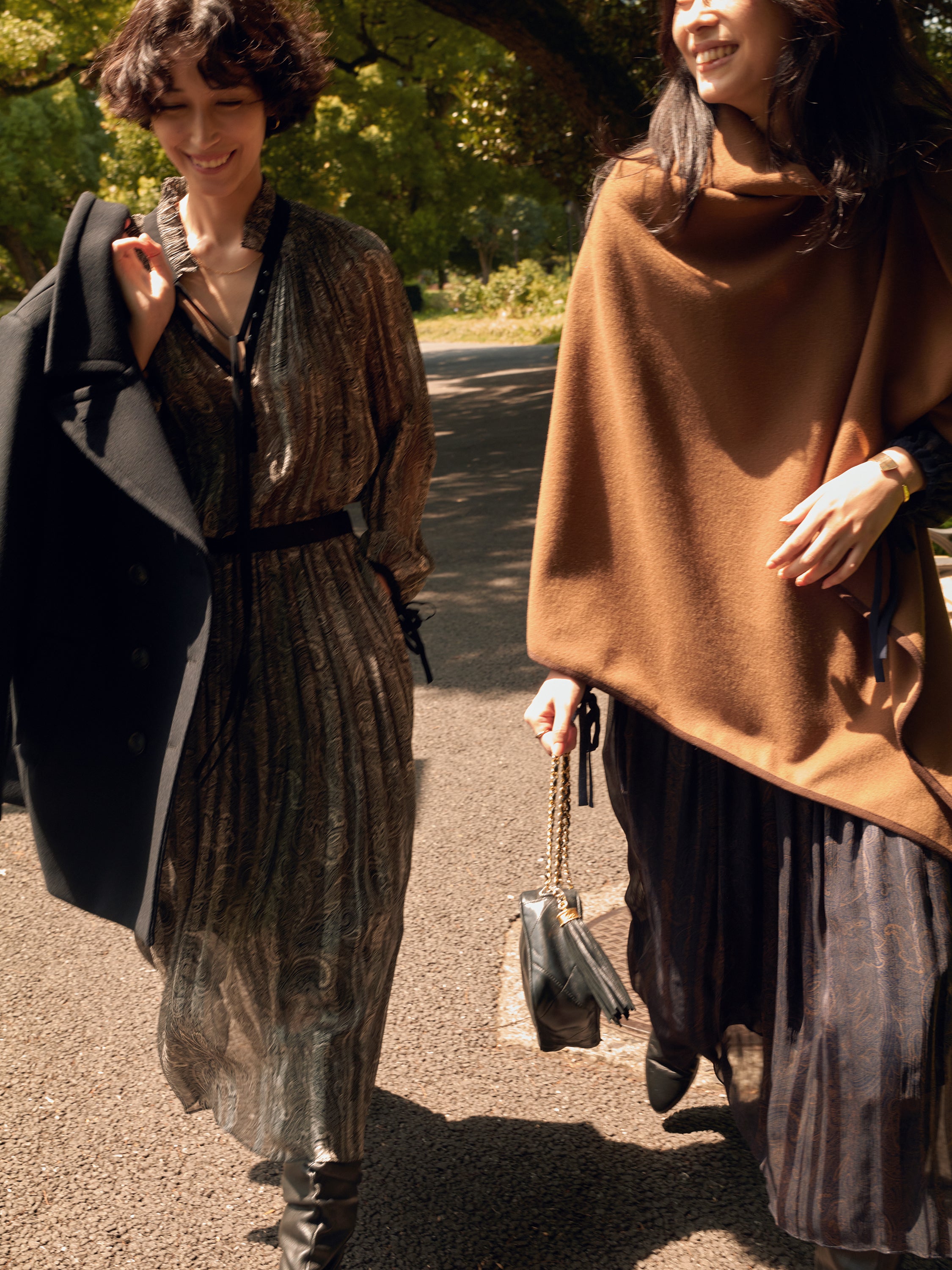 ペイズリープリント　プリーツスカート