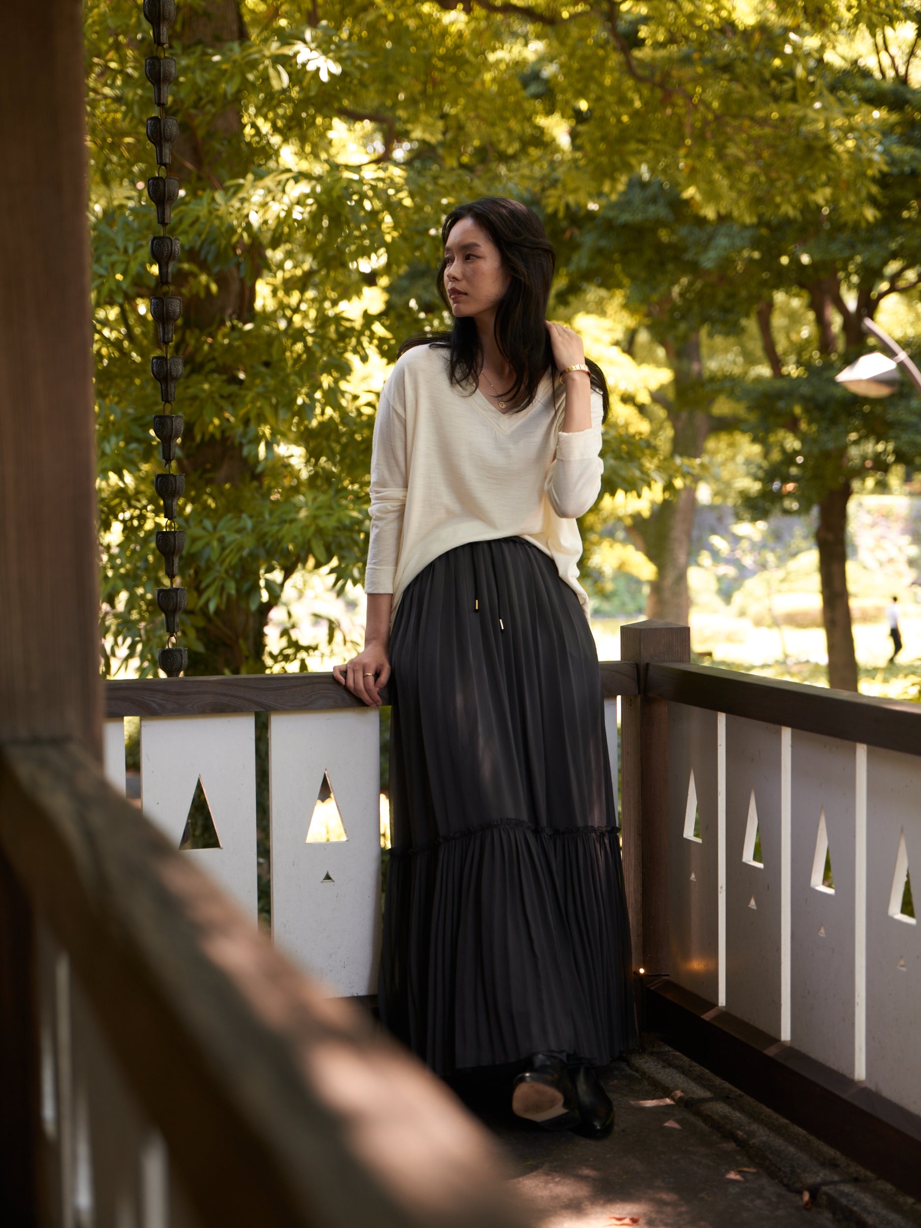 Willow pleated dress skirt