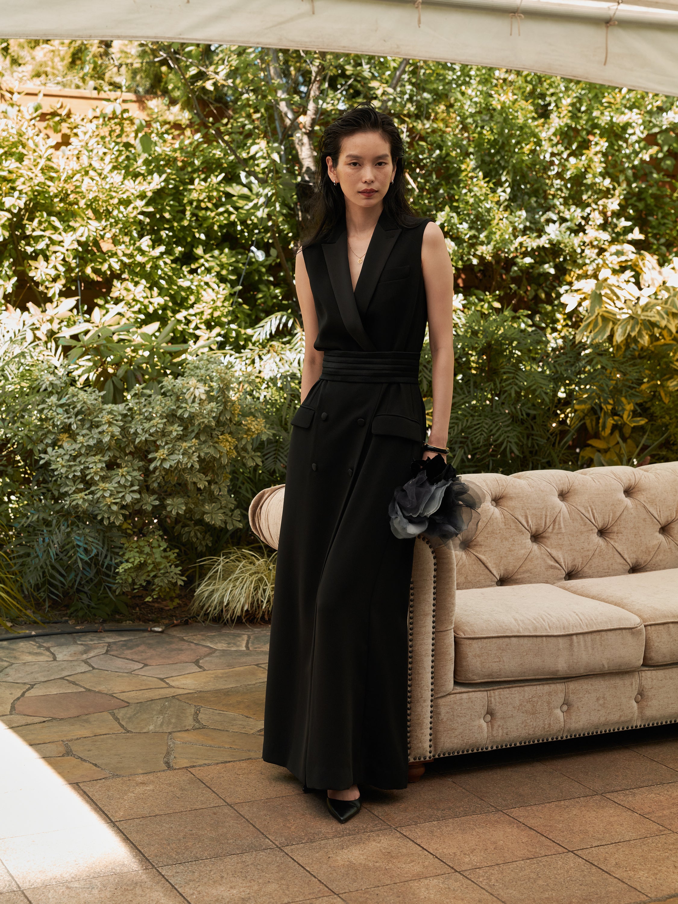 タキシードロングドレス