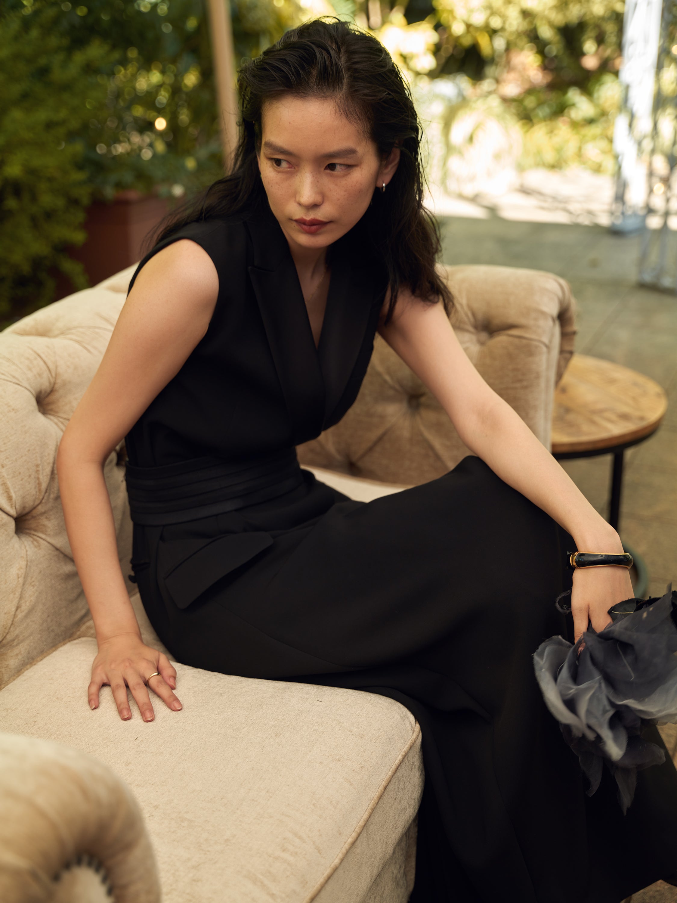 タキシードロングドレス