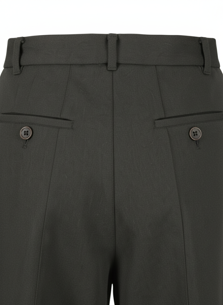 ウールツイル　カーヴィーパンツ