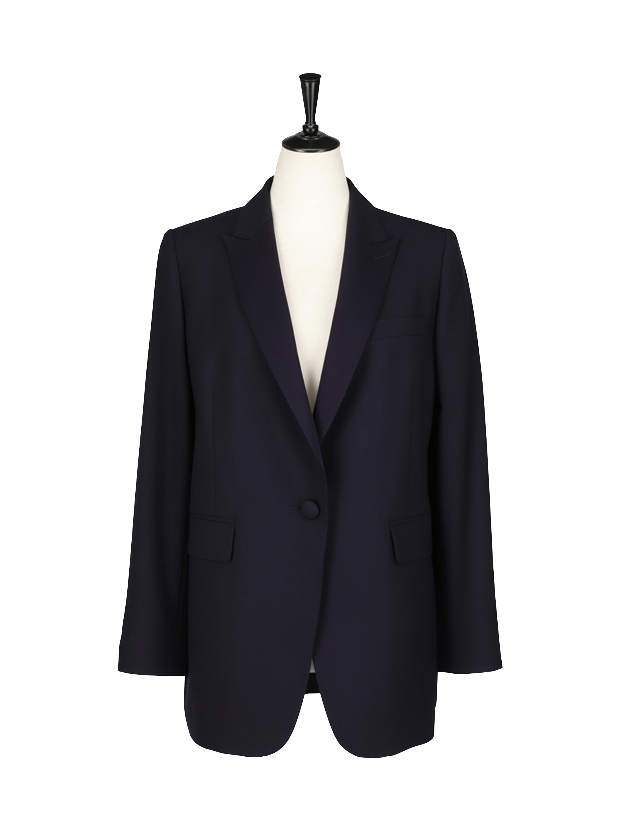 ワンボタンピークドカラージャケット