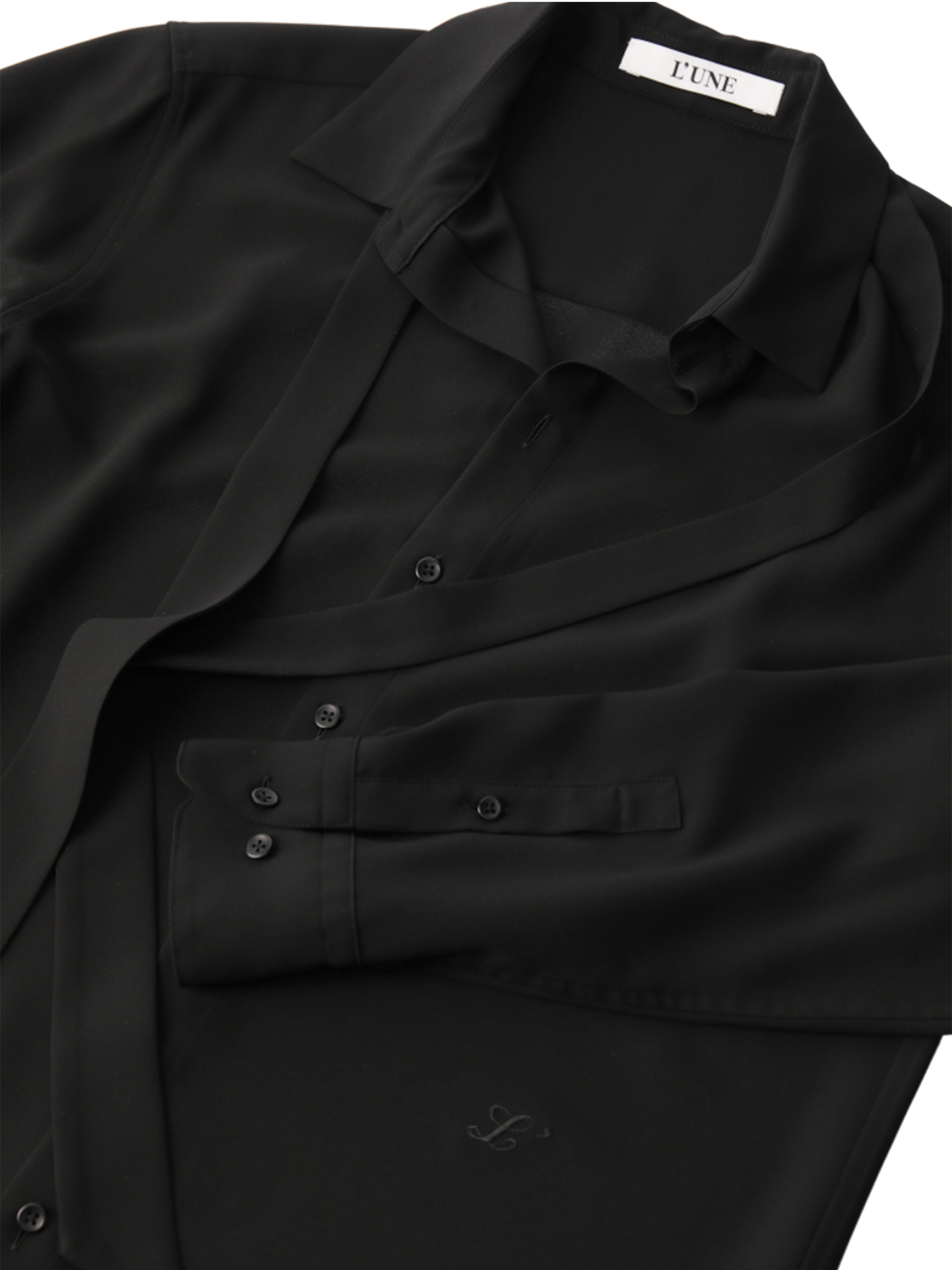 ドレスシャツ・イニシャル [L']