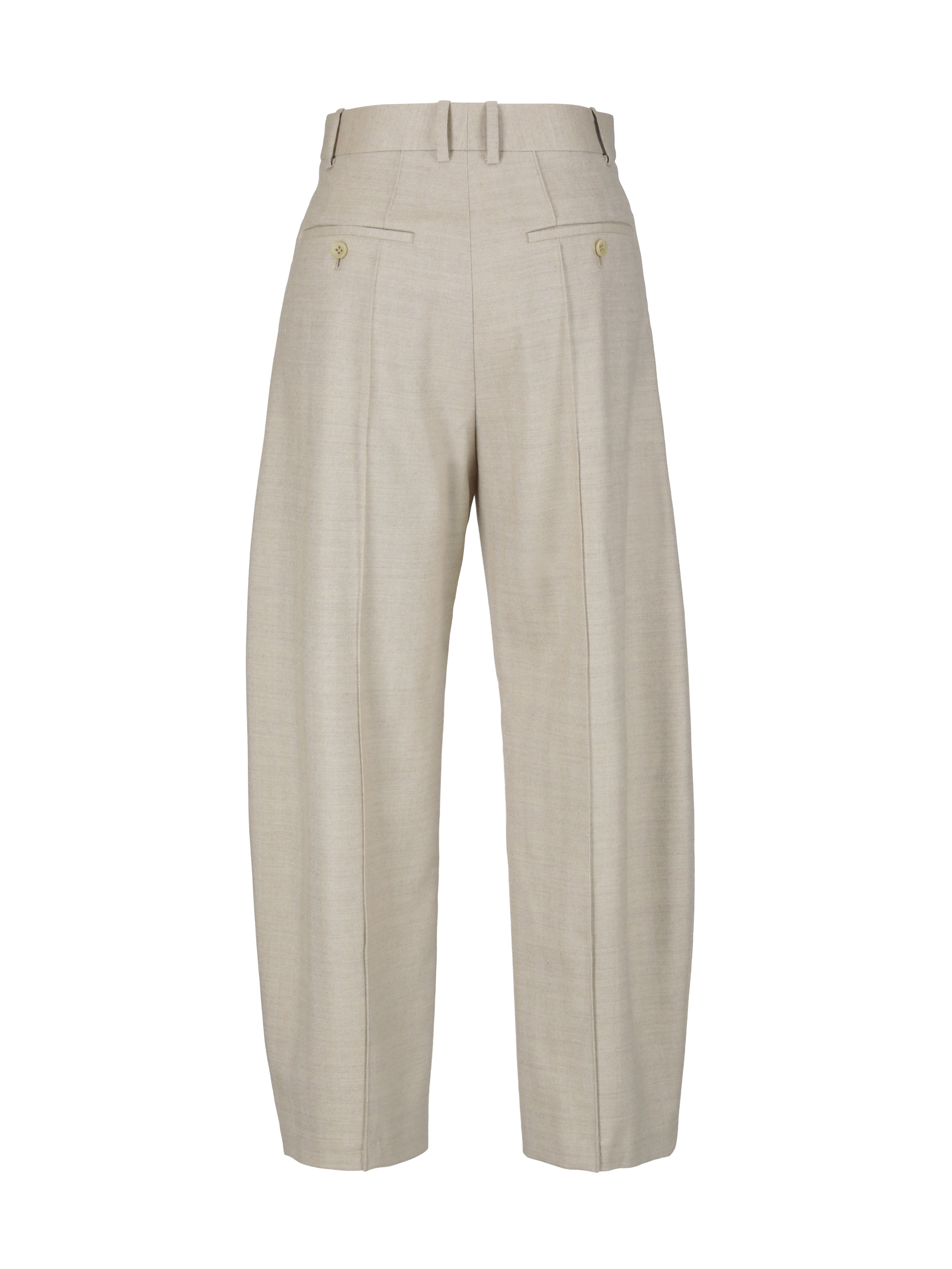 ピンストライプ　カーヴィーパンツ