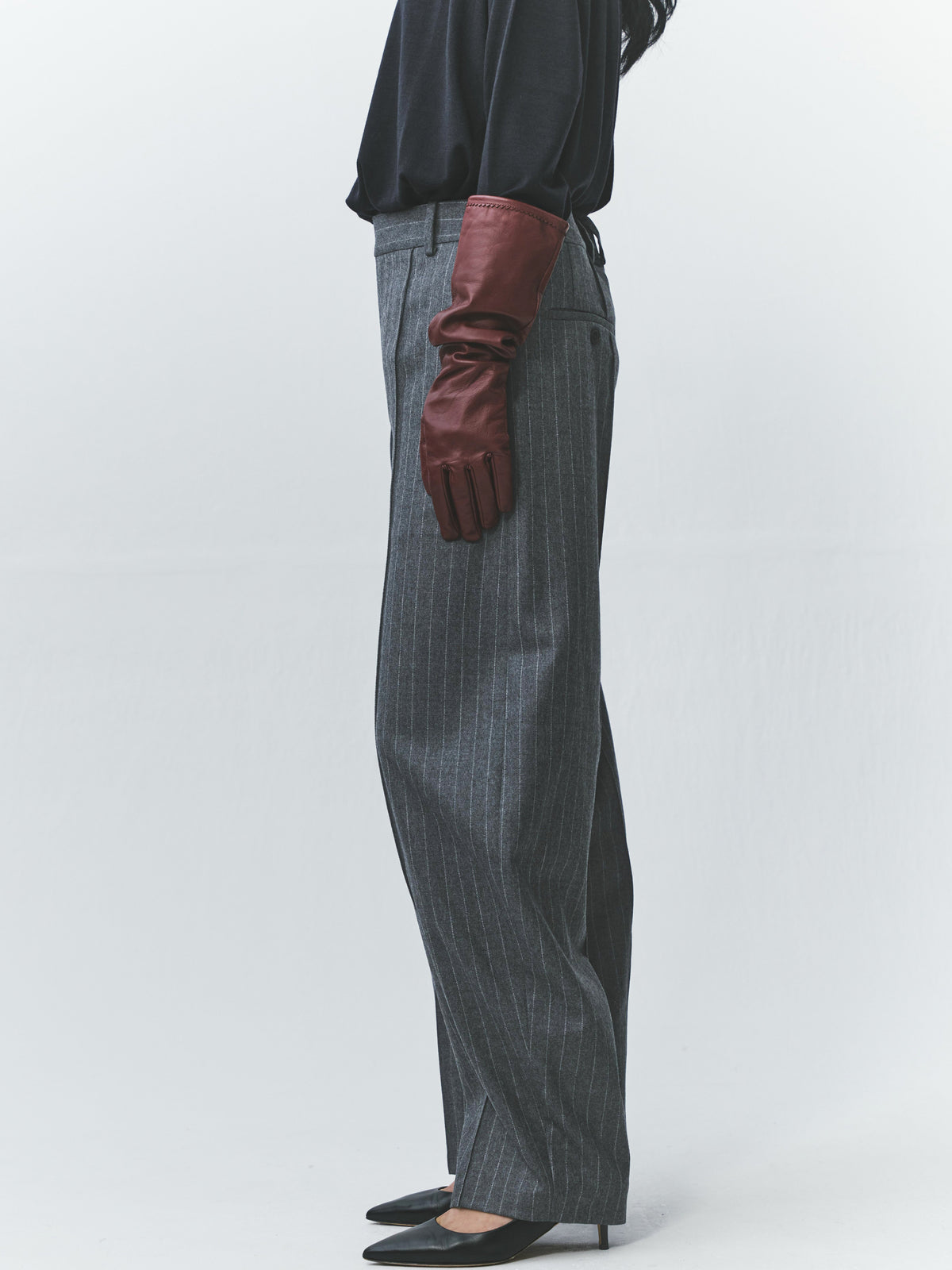 Pinstripe Curvy Pants