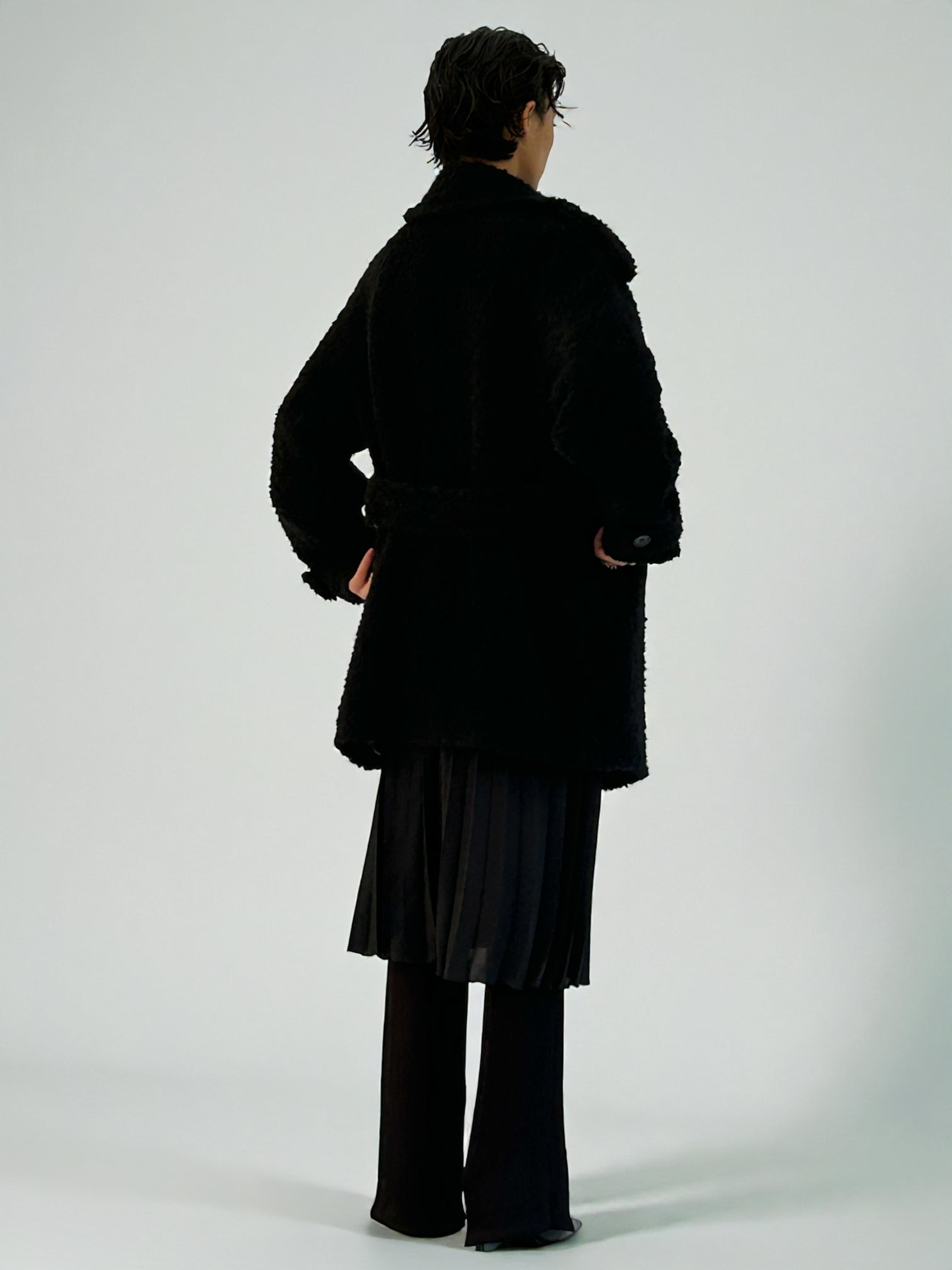 アストラカン　ショートコート